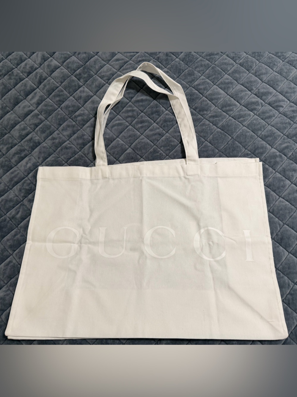 Gucci Canvas Tote Bag + Box